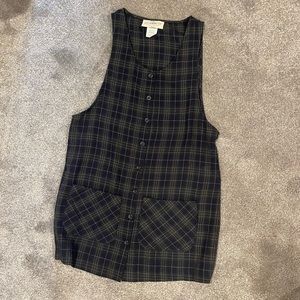 Plaid Jumper Dress